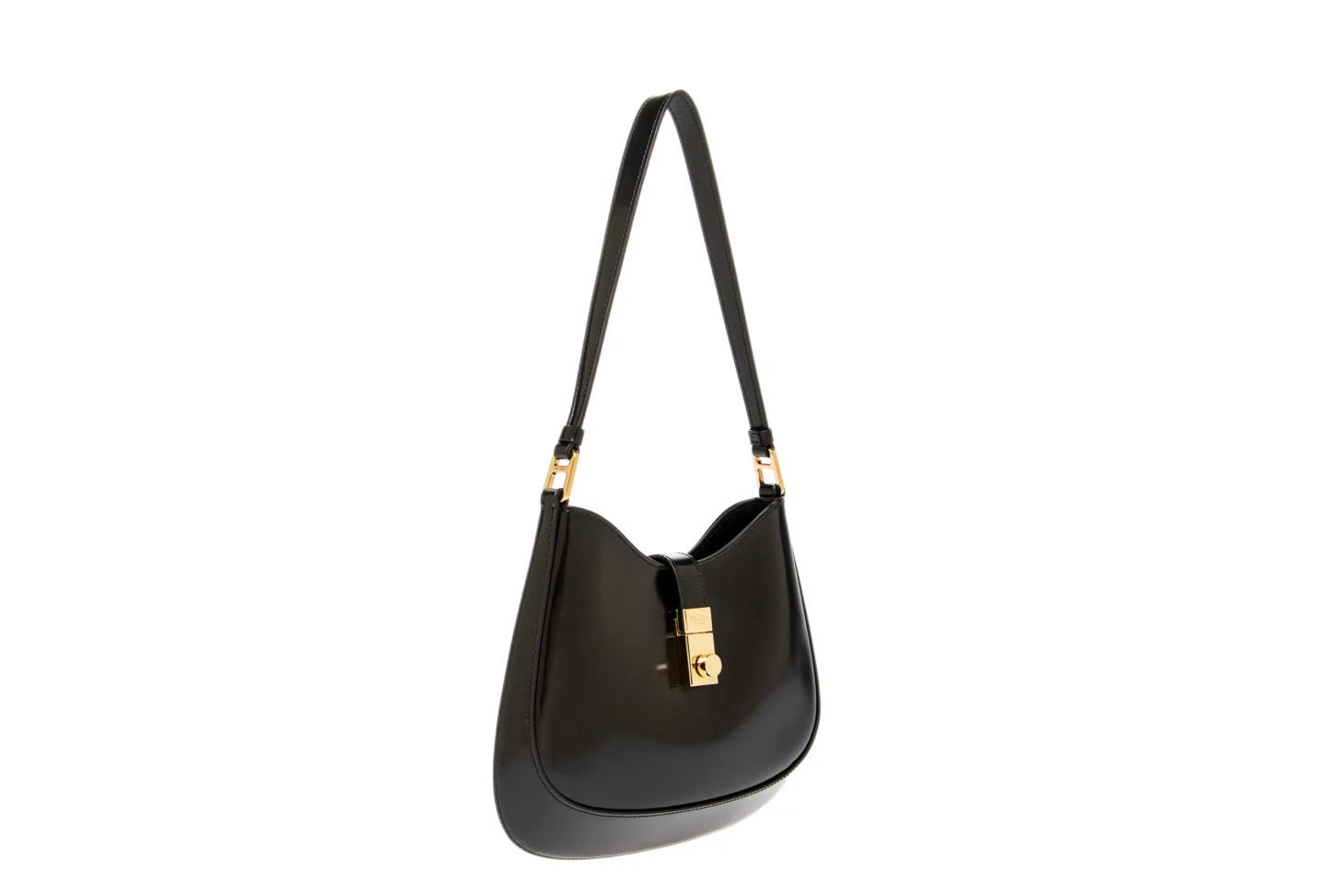 Prada Cleo Brushed Leather Shoulder Bag