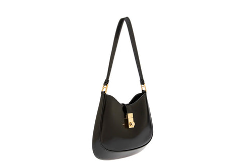 Prada Cleo Brushed Leather Shoulder Bag