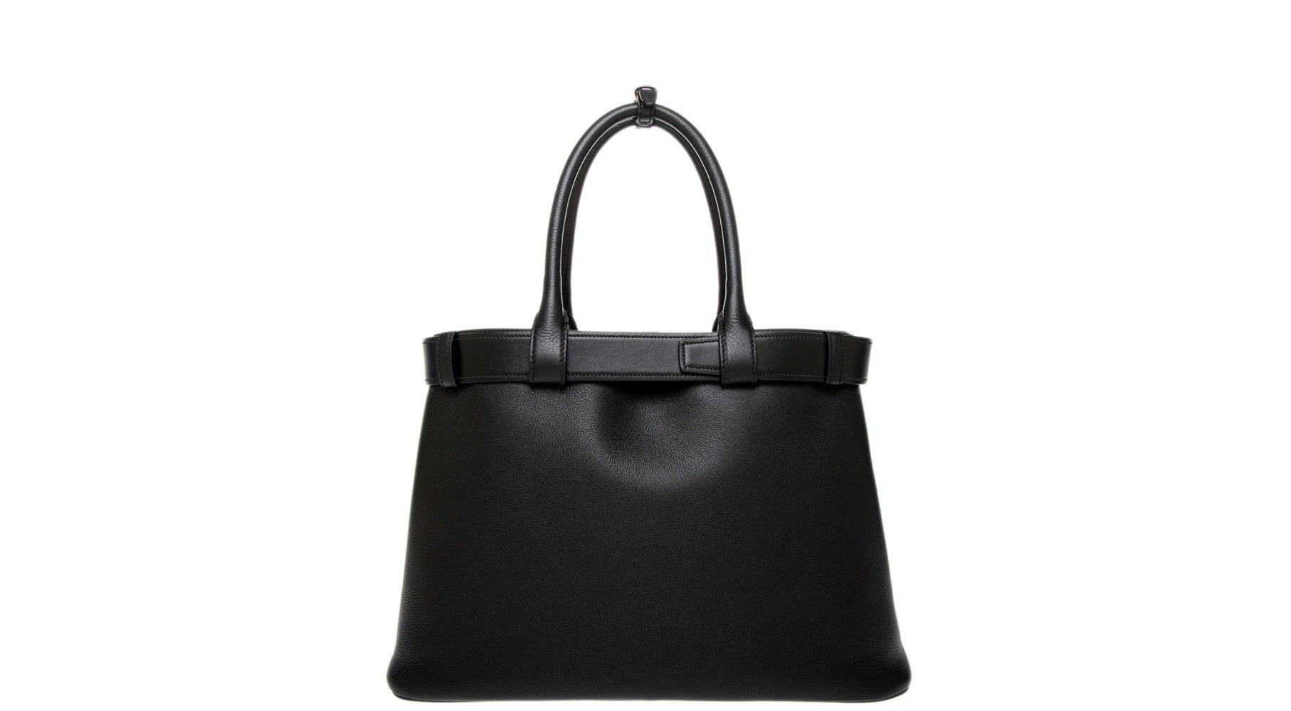 Prada Large Leather Handbag with Belt